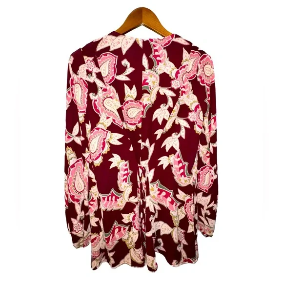 SHOW ME YOUR MUMU | Bailey Tie Back Romper for Fall | Flouncy Boho Print | Small - Picture 6 of 11